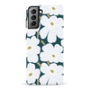 Samsung Galaxy S21 Plus White Pretty Petals Floral Phone Case