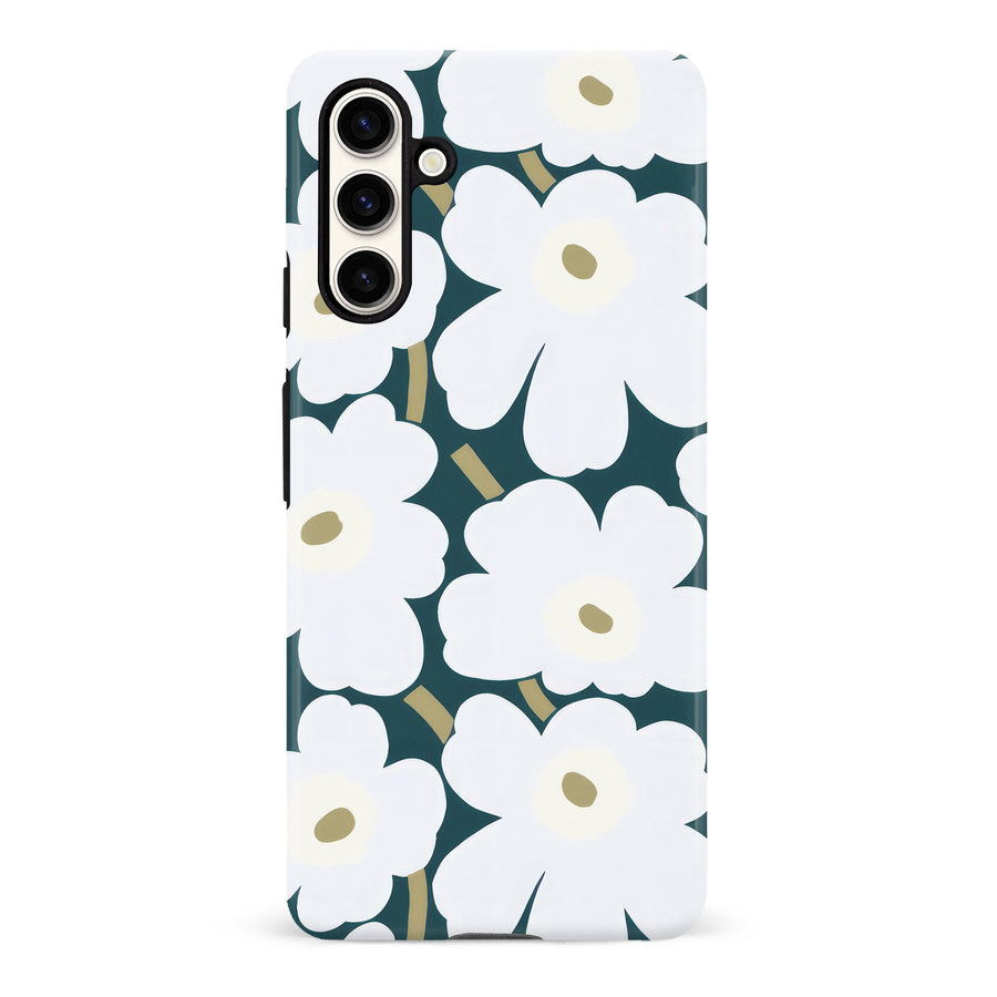 White Pretty Petals Floral Phone Case