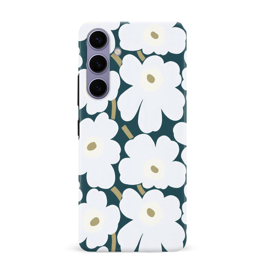 White Pretty Petals Floral Phone Case