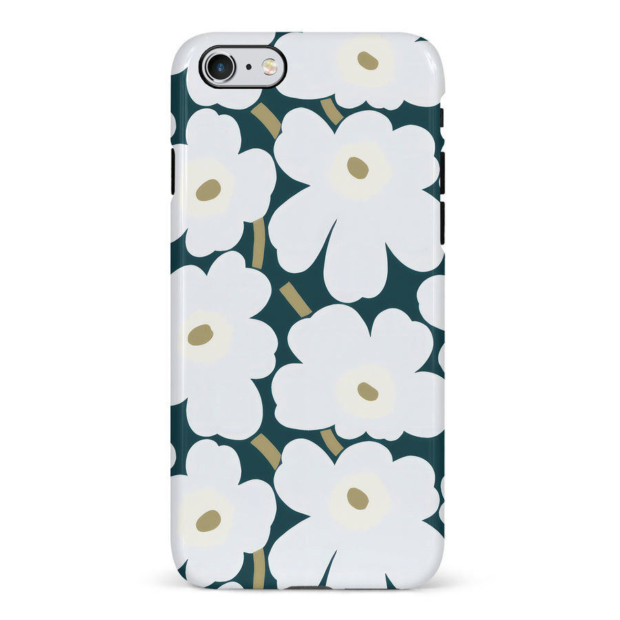 White Pretty Petals Floral Phone Case