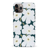 iPhone 11 Pro Max White Pretty Petals Floral Phone Case