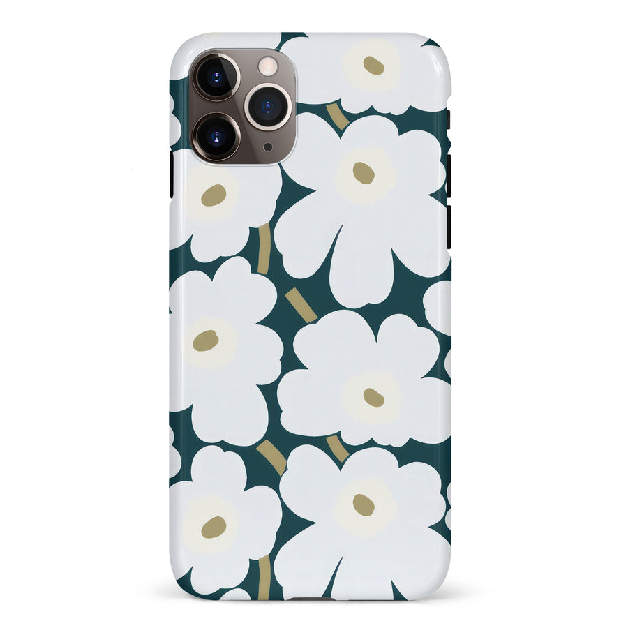 White Pretty Petals Floral Phone Case