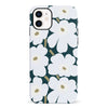 iPhone 12 Mini White Pretty Petals Floral Phone Case