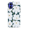 iPhone 16 Plus White Pretty Petals Floral Phone Case
