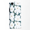 White Pretty Petals Floral Phone Case