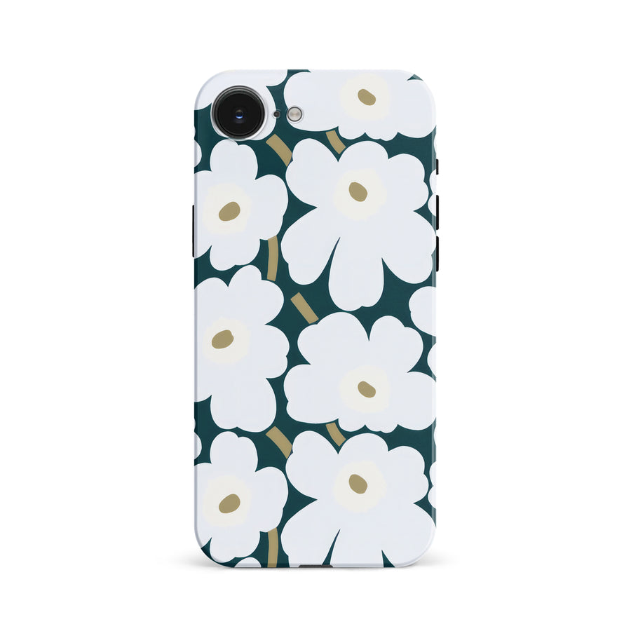 White Pretty Petals Floral Phone Case