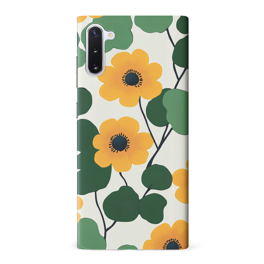 Golden Bloom Floral Phone Case