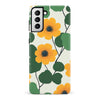 Samsung Galaxy S21 Golden Bloom Floral Phone Case