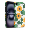 Golden Bloom Floral Phone Case