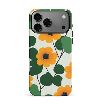 iPhone 17 Pro Max Golden Bloom Floral Phone Case