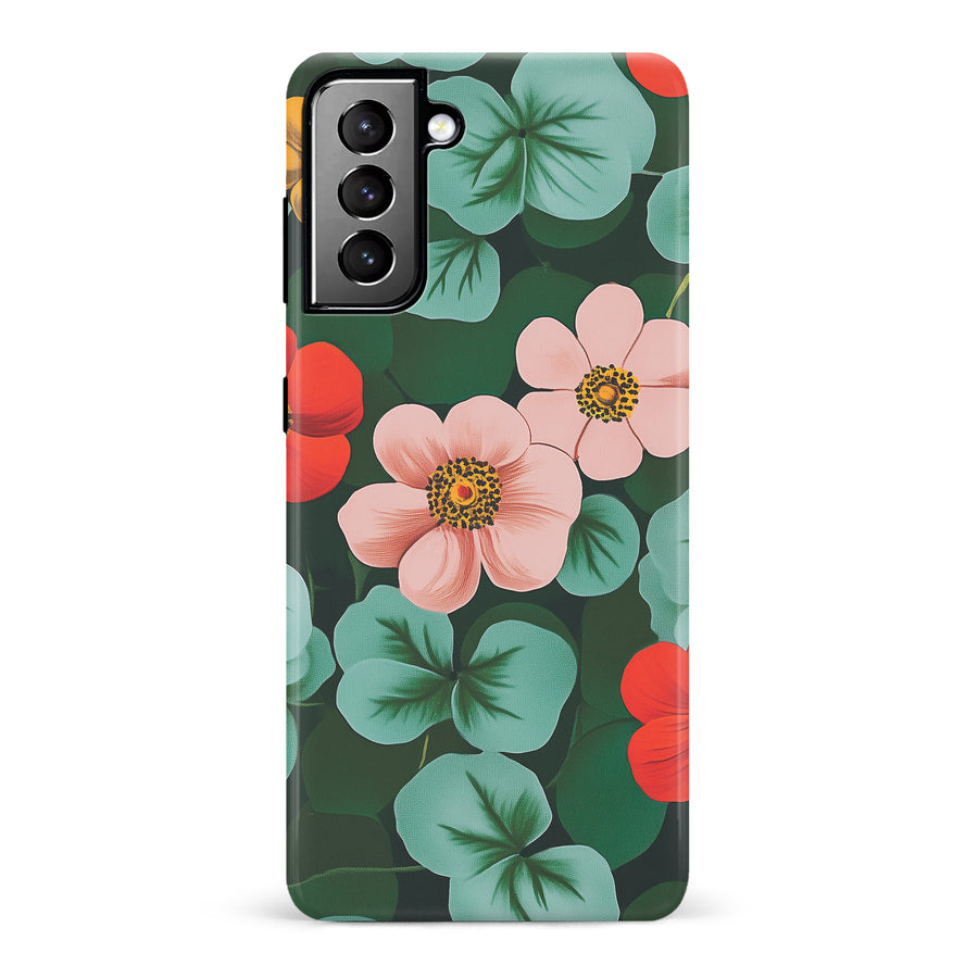 Elegant Anemone Bloom Floral Phone Case