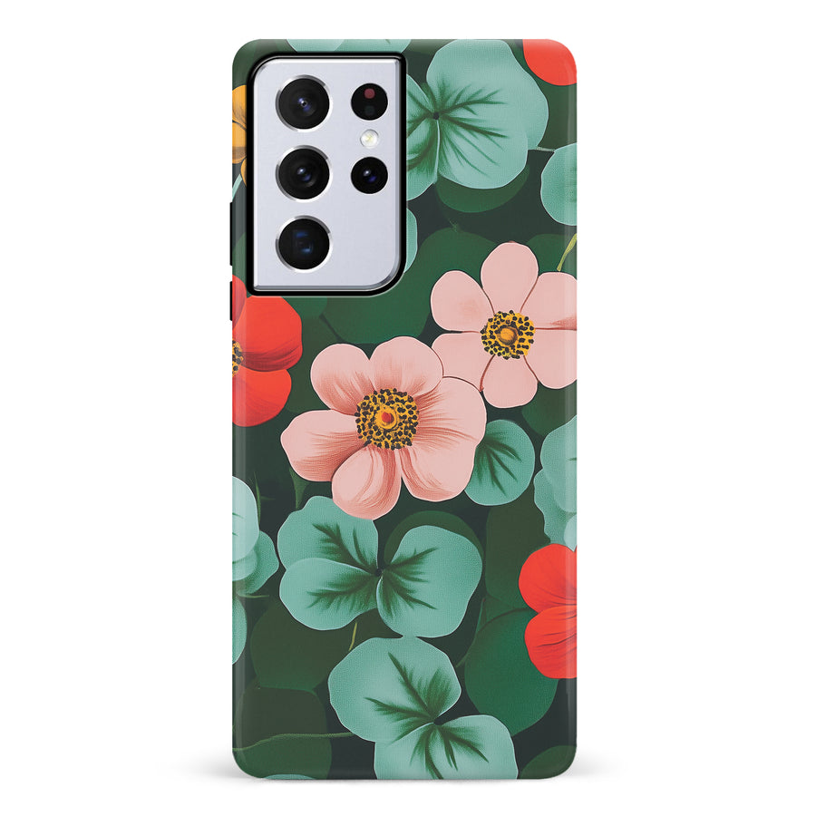 Elegant Anemone Bloom Floral Phone Case