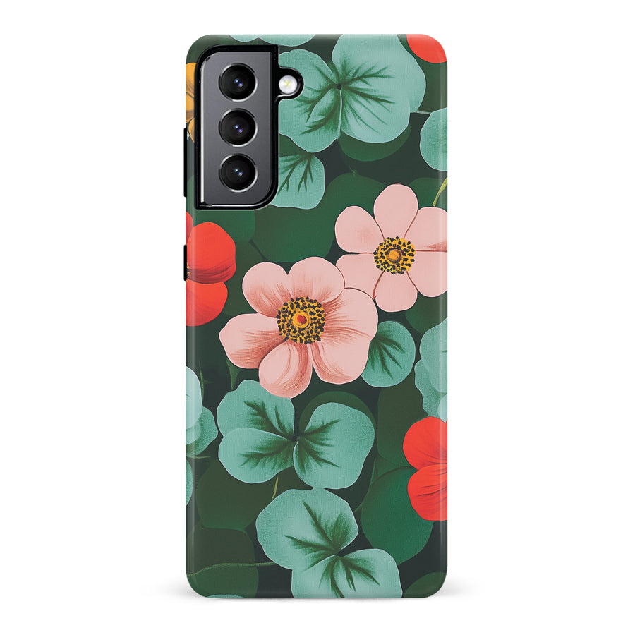 Elegant Anemone Bloom Floral Phone Case