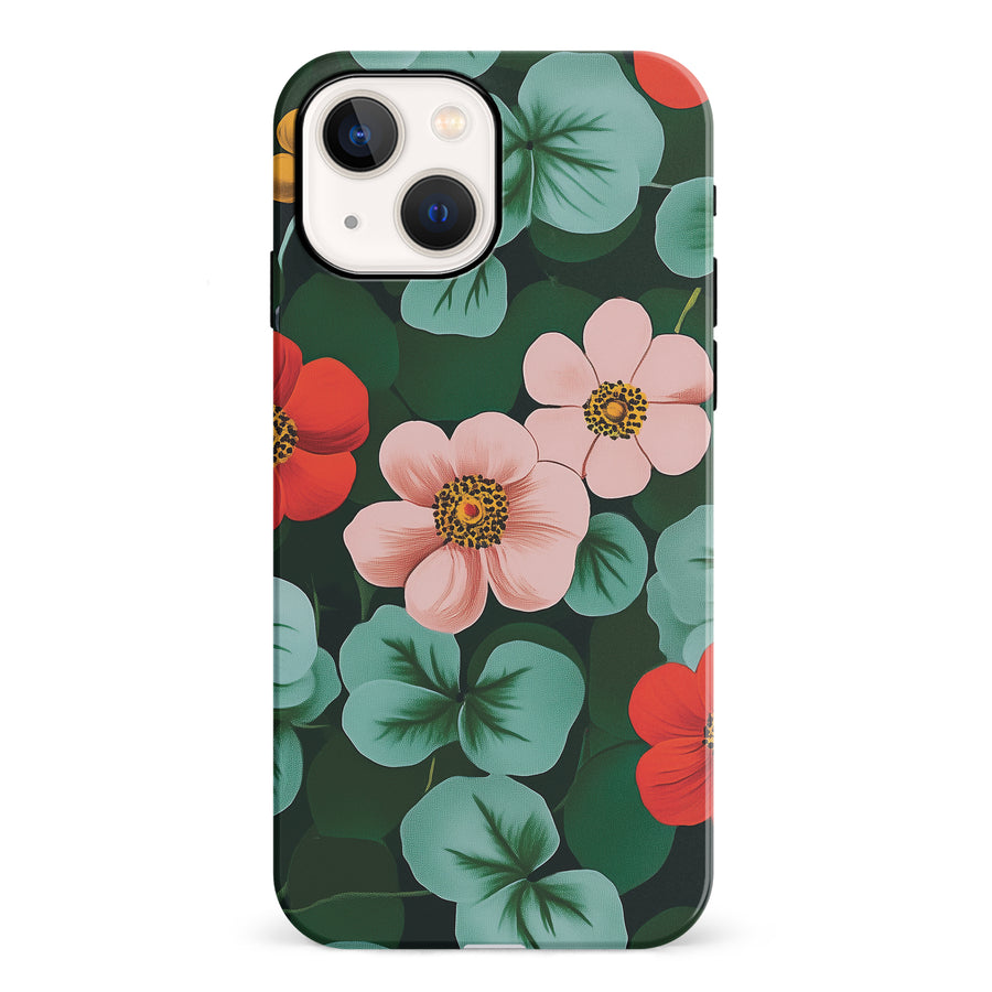 Elegant Anemone Bloom Floral Phone Case