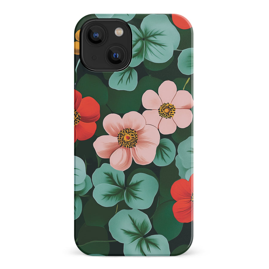 Elegant Anemone Bloom Floral Phone Case