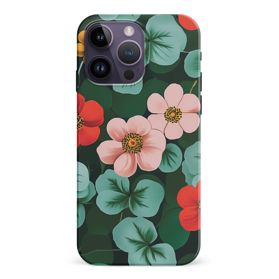 Elegant Anemone Bloom Floral Phone Case