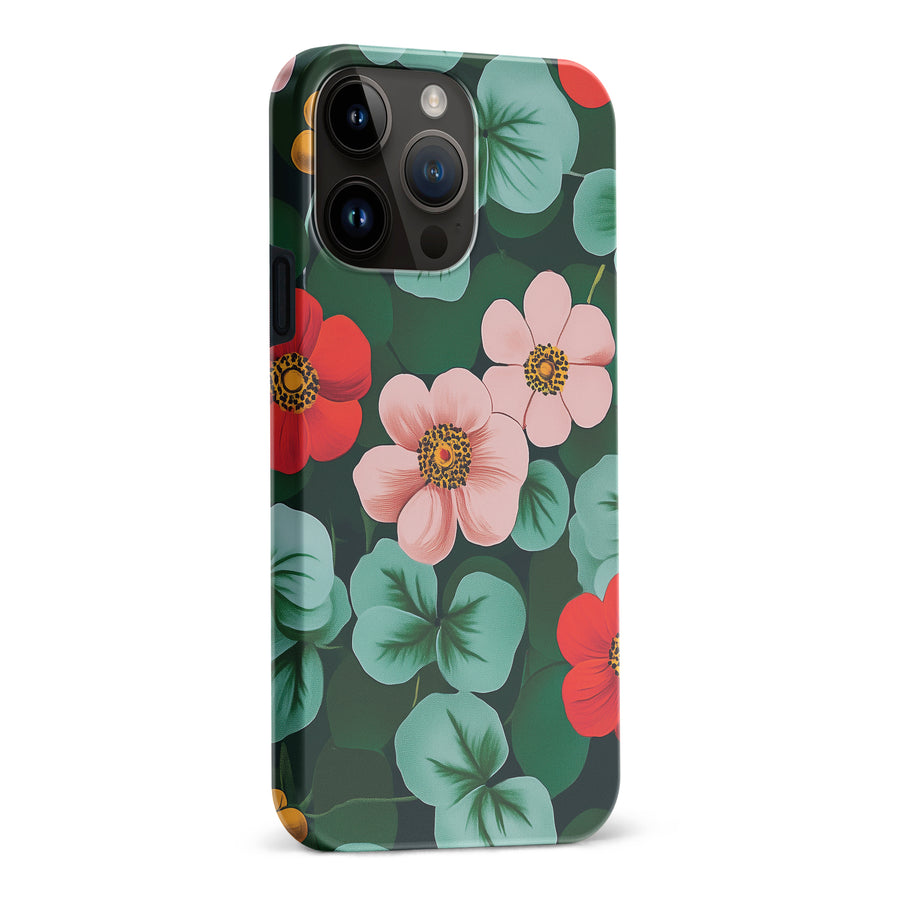 Elegant Anemone Bloom Floral Phone Case