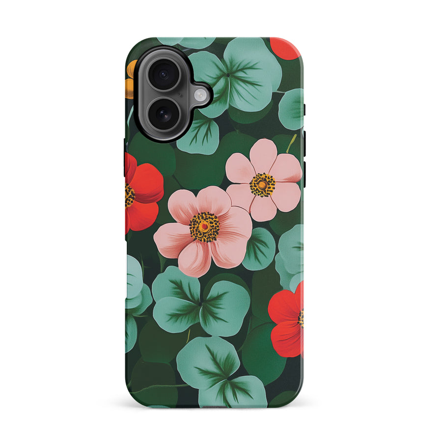 Elegant Anemone Bloom Floral Phone Case