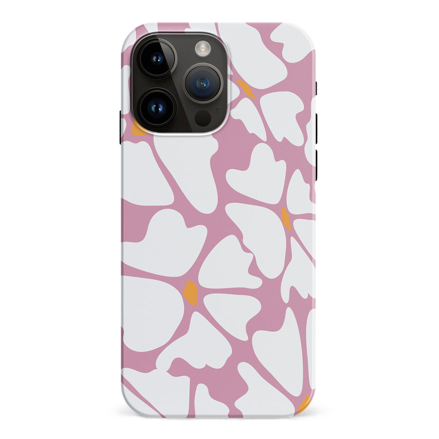 Modern Cherry Blossom Petal Floral Phone Case