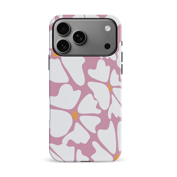 iPhone 17 Pro Max Modern Cherry Blossom Petal Floral Phone Case