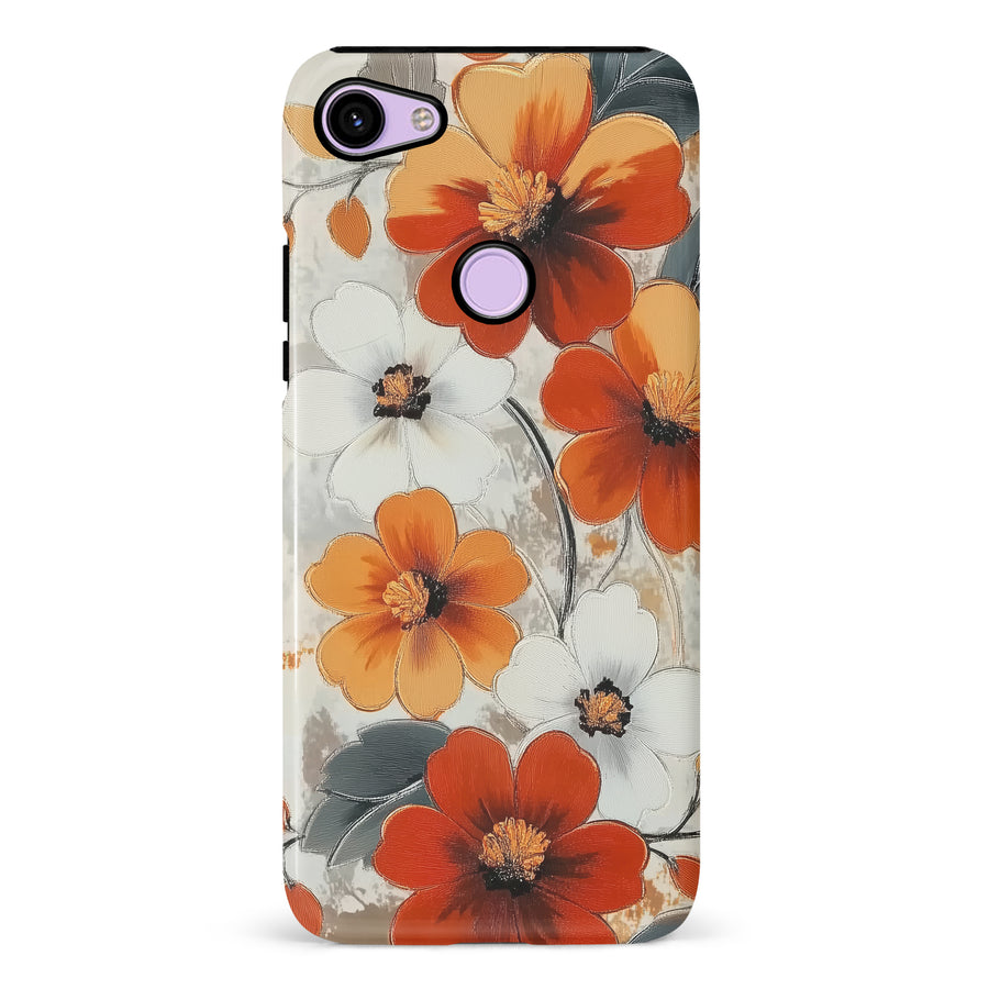 Google Pixel 3 Bold Cosmos Bloom Floral Phone Case