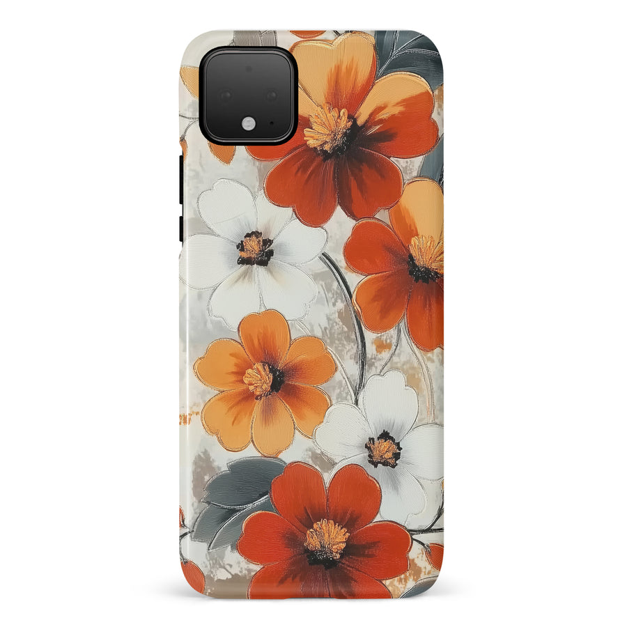 Google Pixel 4 Bold Cosmos Bloom Floral Phone Case