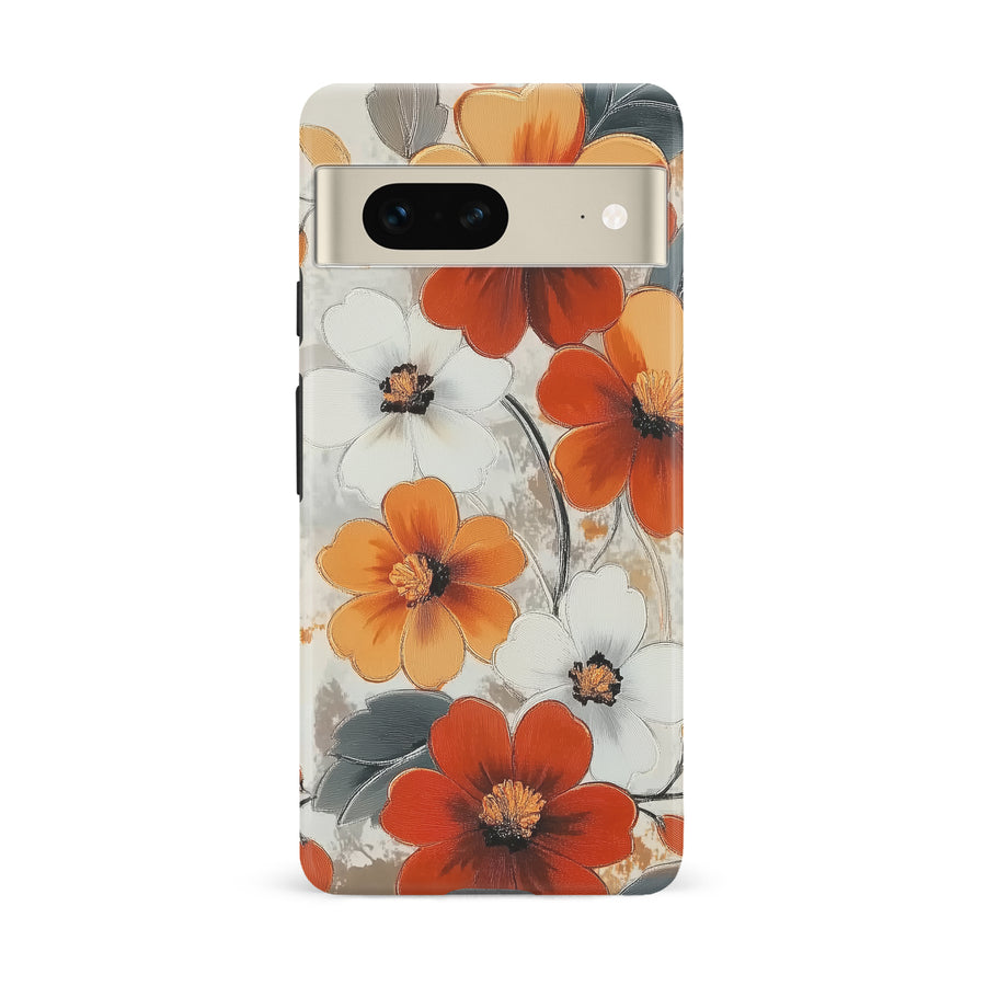 Google Pixel 7 Bold Cosmos Bloom Floral Phone Case