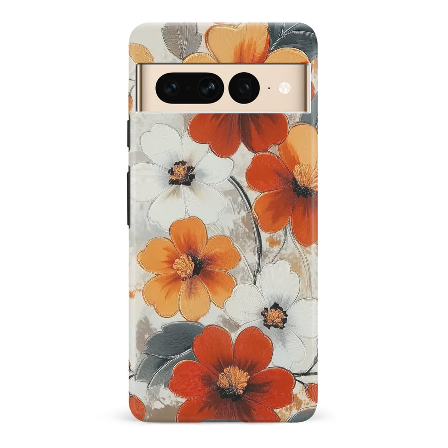 Google Pixel 7 Pro Bold Cosmos Bloom Floral Phone Case