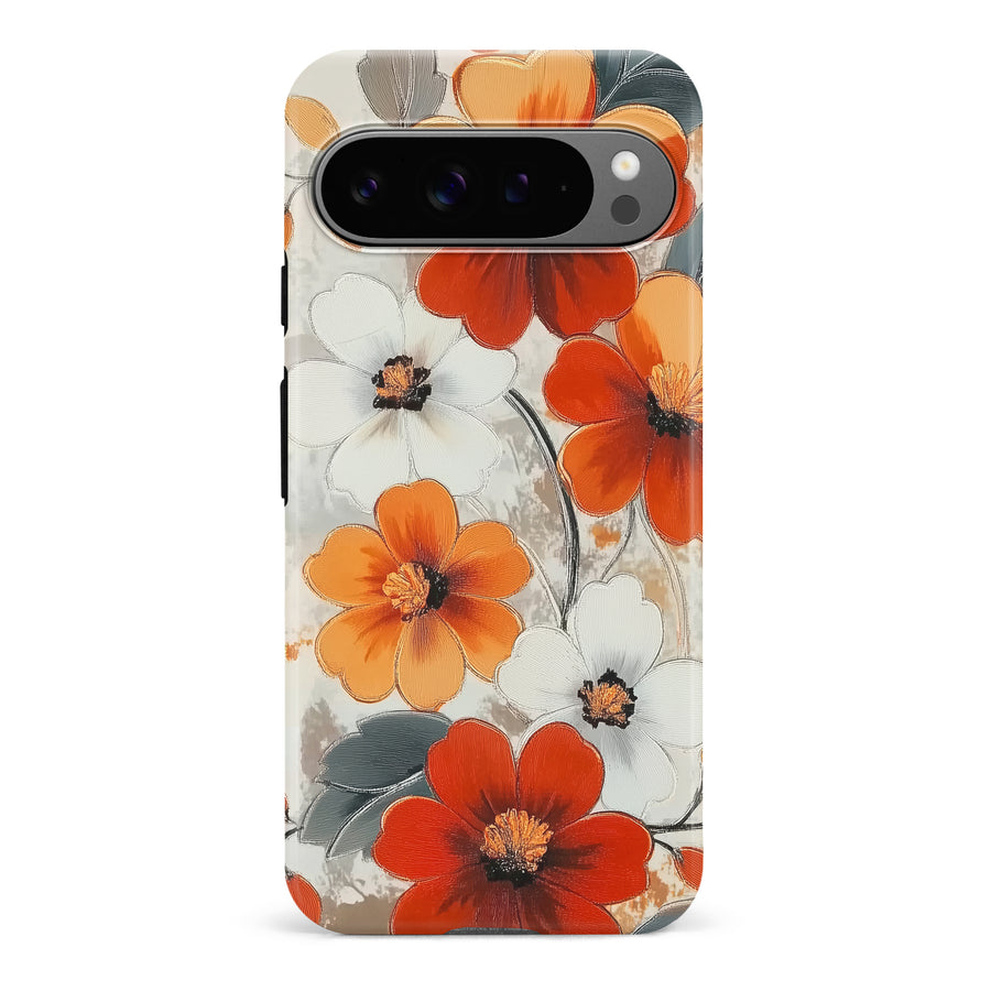 Google Pixel 9 Pro Bold Cosmos Bloom Floral Phone Case