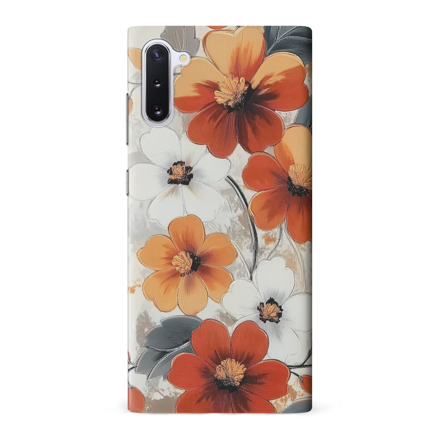 Samsung Galaxy Note 10 Bold Cosmos Bloom Floral Phone Case