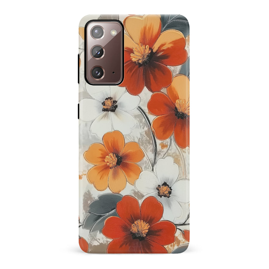 Samsung Galaxy Note 20 Bold Cosmos Bloom Floral Phone Case