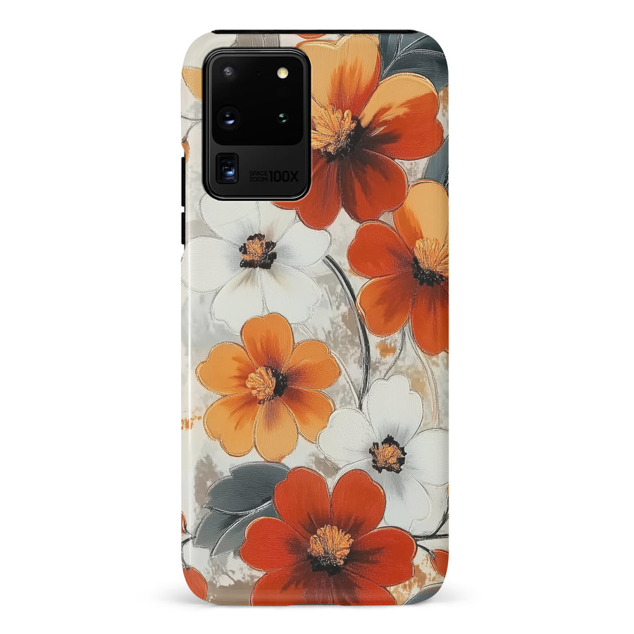 Samsung Galaxy S20 Ultra Bold Cosmos Bloom Floral Phone Case