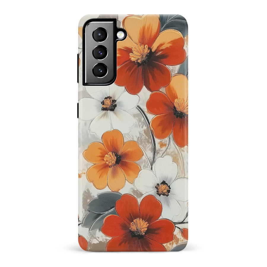 Bold Cosmos Bloom Floral Phone Case