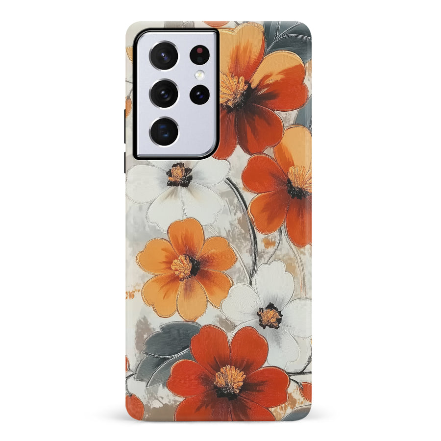 Bold Cosmos Bloom Floral Phone Case