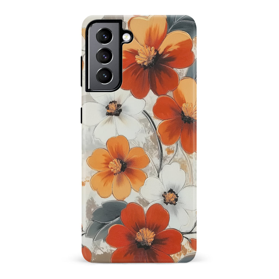 Bold Cosmos Bloom Floral Phone Case