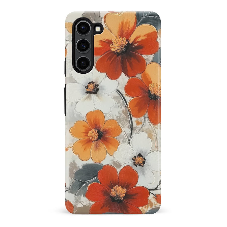 Samsung Galaxy S23 Plus Bold Cosmos Bloom Floral Phone Case