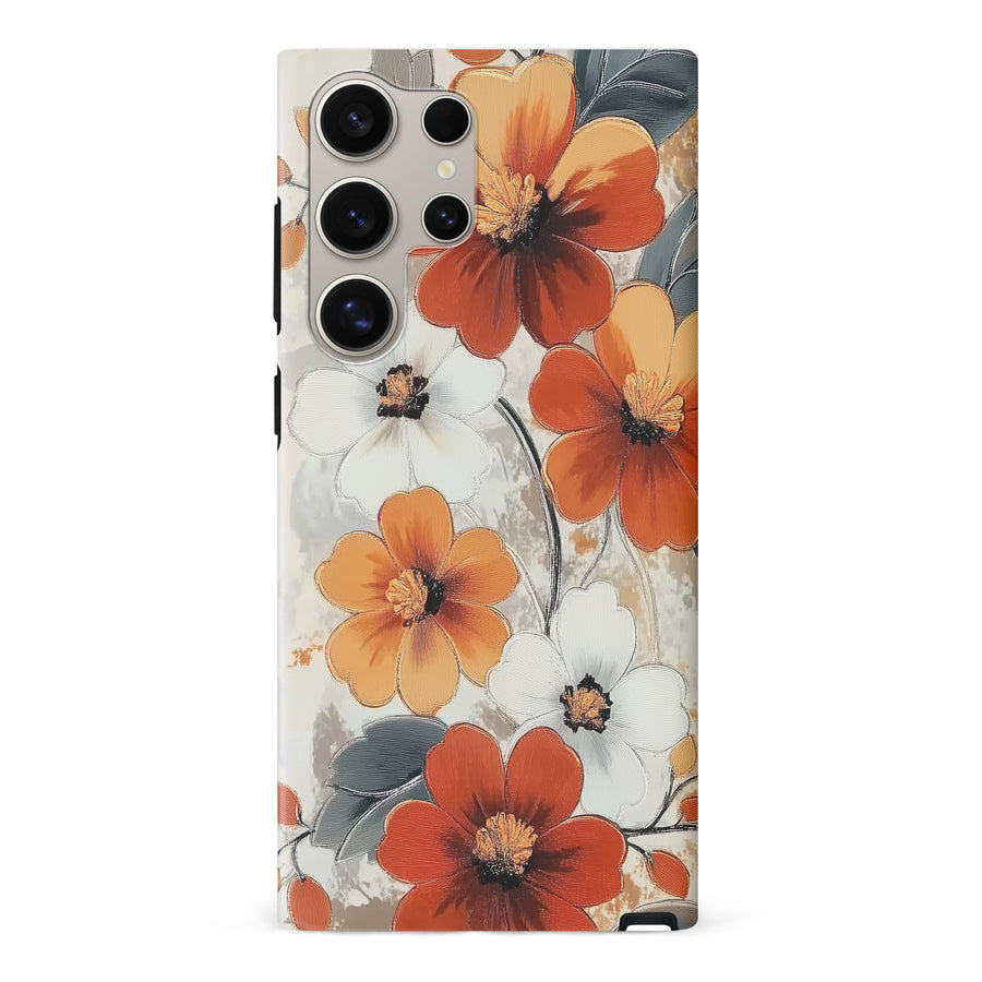 Samsung Galaxy S24 Ultra Bold Cosmos Bloom Floral Phone Case