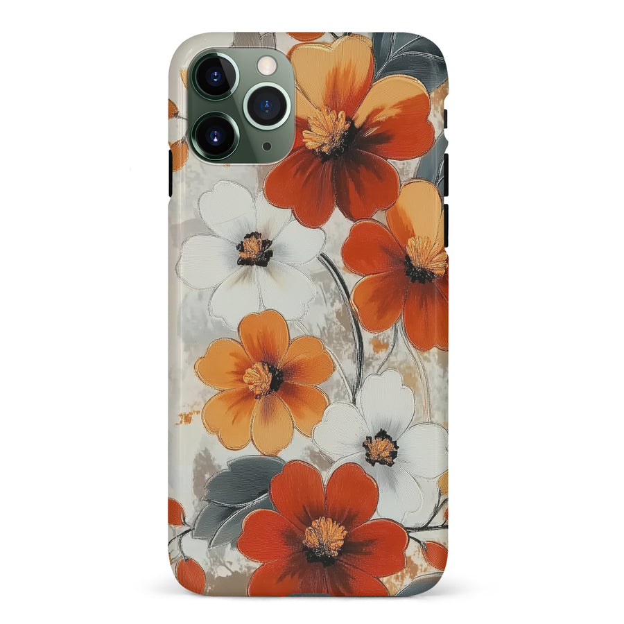 iPhone 11 Pro Bold Cosmos Bloom Floral Phone Case