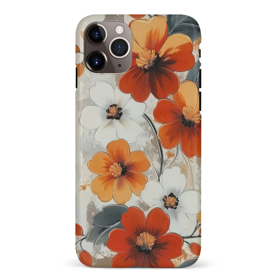 iPhone 11 Pro Max Bold Cosmos Bloom Floral Phone Case