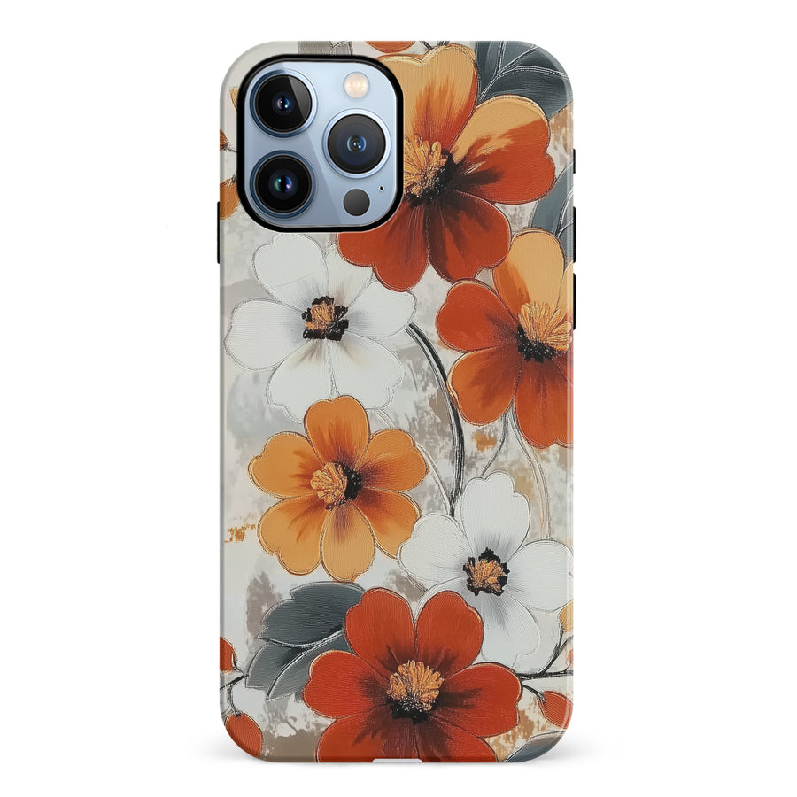 iPhone 12 Pro Bold Cosmos Bloom Floral Phone Case