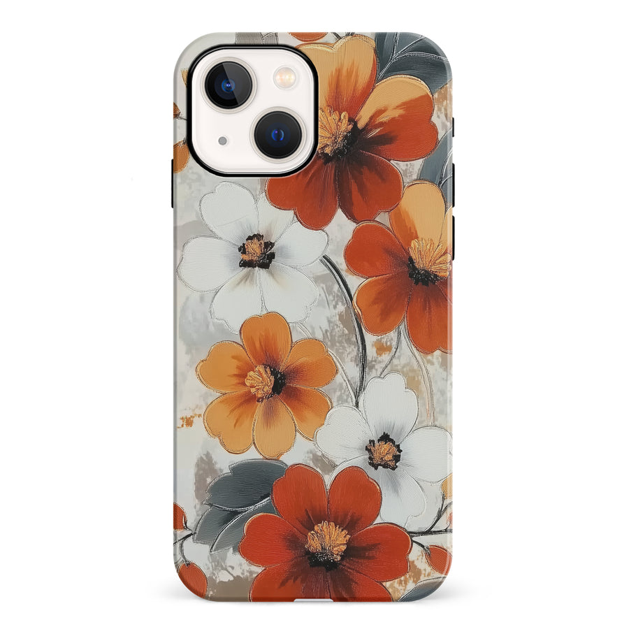 iPhone 13 Bold Cosmos Bloom Floral Phone Case