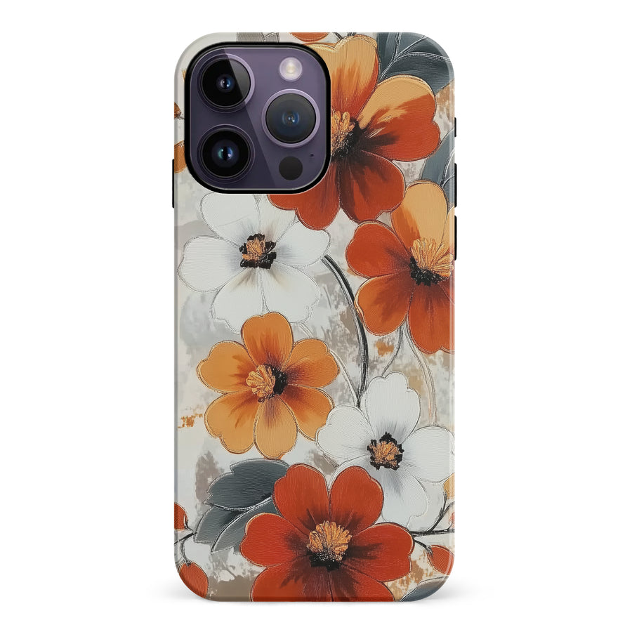 iPhone 14 Pro Max Bold Cosmos Bloom Floral Phone Case