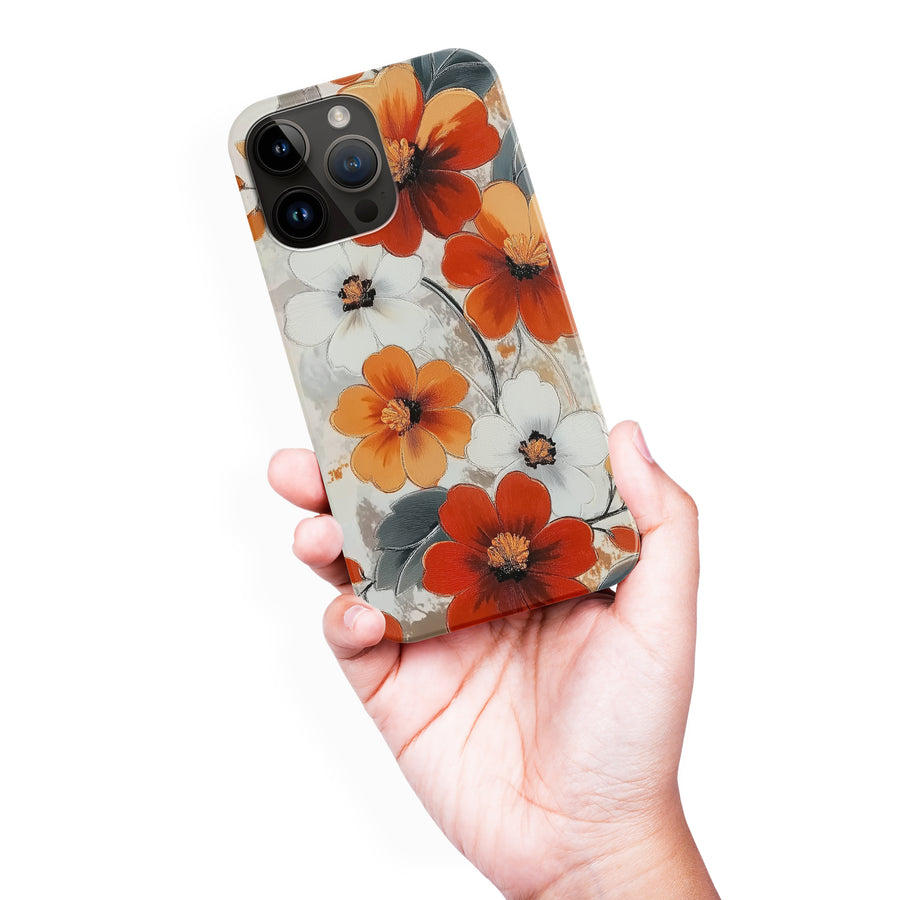 iPhone 15 Pro Max Bold Cosmos Bloom Floral Phone Case