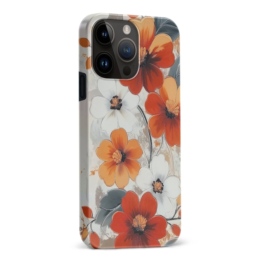 iPhone 15 Pro Max Bold Cosmos Bloom Floral Phone Case