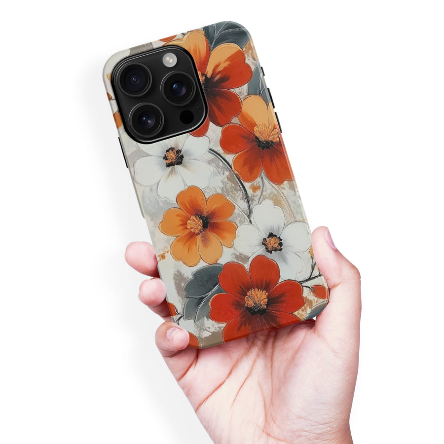 iPhone 16 Pro Max Bold Cosmos Bloom Floral Phone Case