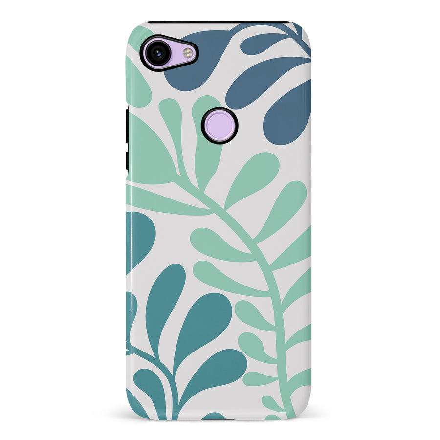 Modern Minimalist Tropical Fern Floral Phone Case