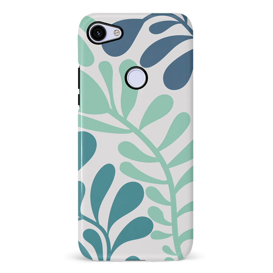 Modern Minimalist Tropical Fern Floral Phone Case