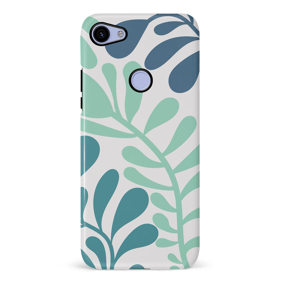 Modern Minimalist Tropical Fern Floral Phone Case