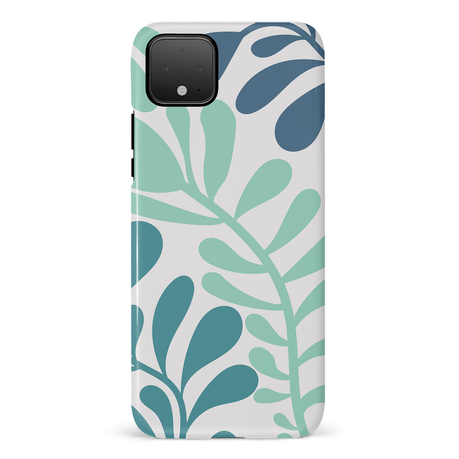 Modern Minimalist Tropical Fern Floral Phone Case