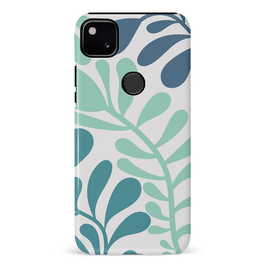 Modern Minimalist Tropical Fern Floral Phone Case